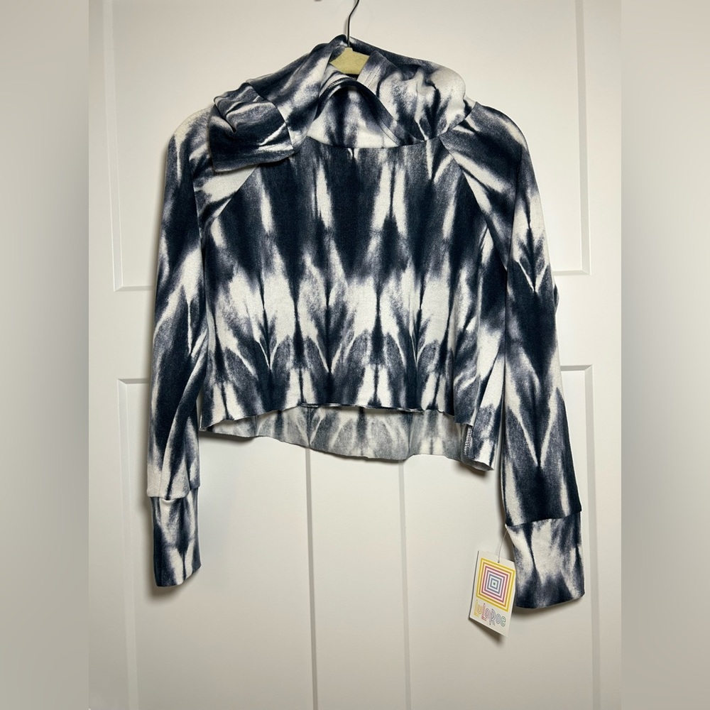 Medium Cropped Tie dye hoodie, LuLaRoe Medium Pullover hoodie